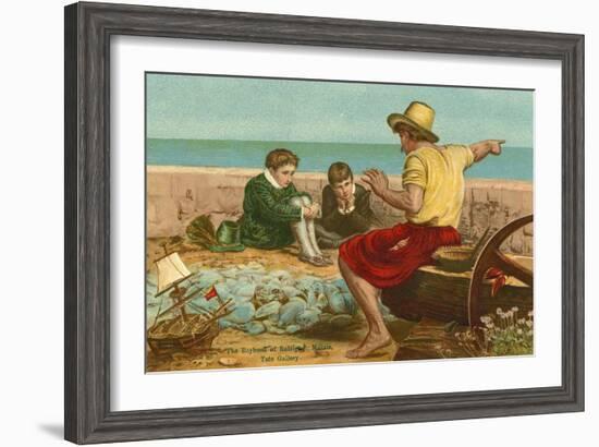 The Boyhood of Sir Walter Raleigh-John Everett Millais-Framed Giclee Print