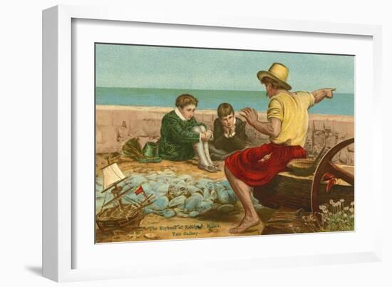 The Boyhood of Sir Walter Raleigh-John Everett Millais-Framed Giclee Print