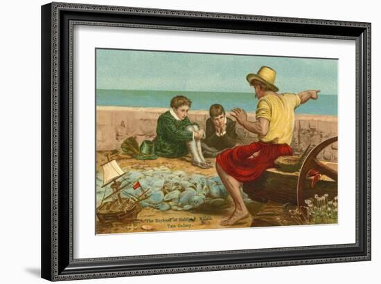 The Boyhood of Sir Walter Raleigh-John Everett Millais-Framed Giclee Print