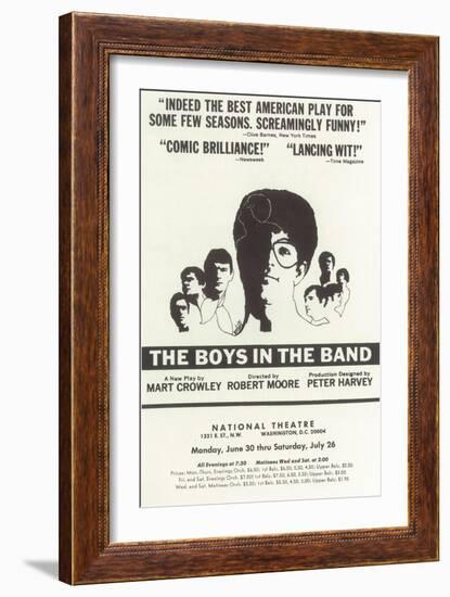 The Boys In The Band-null-Framed Art Print