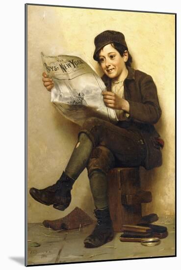 The Boys' New York, 1886-John George Brown-Mounted Giclee Print