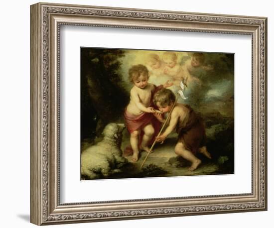 The Boys with the Shell, c.1670-Bartolome Esteban Murillo-Framed Giclee Print