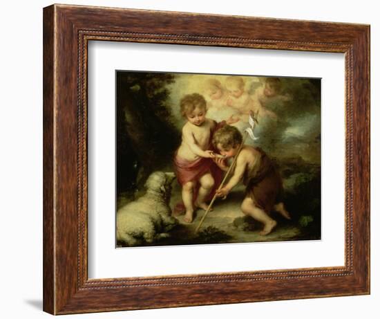 The Boys with the Shell, c.1670-Bartolome Esteban Murillo-Framed Giclee Print