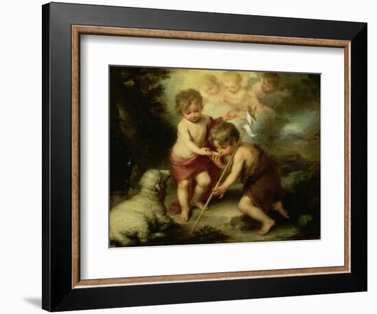 The Boys with the Shell, c.1670-Bartolome Esteban Murillo-Framed Giclee Print