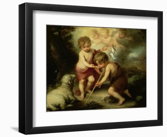 The Boys with the Shell, c.1670-Bartolome Esteban Murillo-Framed Giclee Print