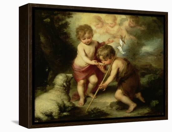 The Boys with the Shell, c.1670-Bartolome Esteban Murillo-Framed Premier Image Canvas