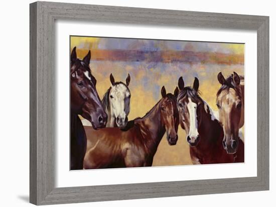 The Boys-Julie Chapman-Framed Art Print