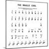 'The Braille Code', 1919-Unknown-Mounted Giclee Print