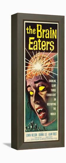 The Brain Eaters, insert poster, 1958-null-Framed Stretched Canvas