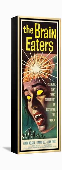 The Brain Eaters, insert poster, 1958-null-Framed Stretched Canvas