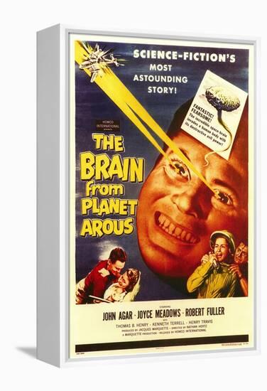 The Brain From Planet Arous, 1958-null-Framed Stretched Canvas