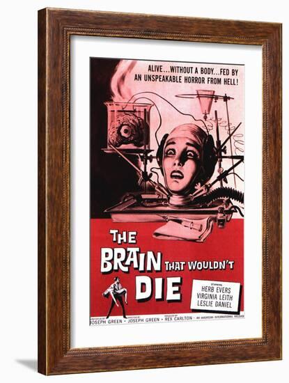 The Brain That Wouldn't Die, Virginia Leith, 1962-null-Framed Premium Giclee Print