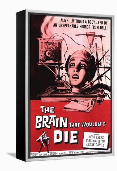 The Brain That Wouldn't Die, Virginia Leith, 1962-null-Framed Stretched Canvas