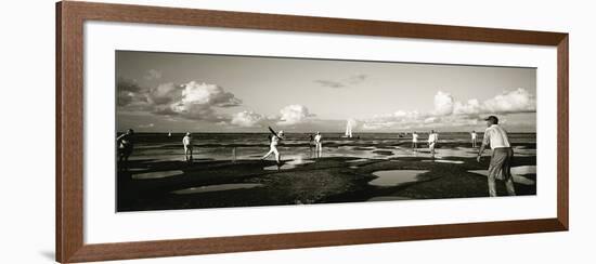 The Brambles Cricket Match-Ben Wood-Framed Premium Giclee Print