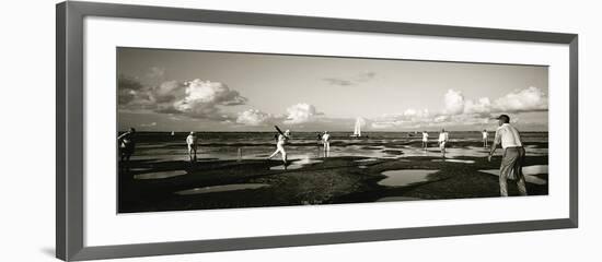 The Brambles Cricket Match-Ben Wood-Framed Premium Giclee Print