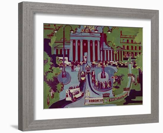 The Brandenburg Gate, Berlin, 1929-Ernst Ludwig Kirchner-Framed Giclee Print