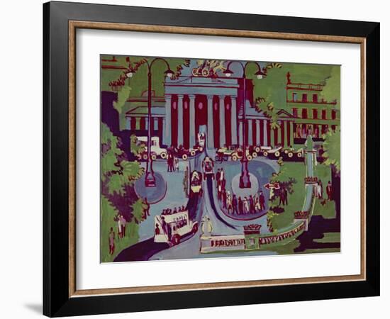The Brandenburg Gate, Berlin, 1929-Ernst Ludwig Kirchner-Framed Giclee Print