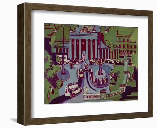 The Brandenburg Gate, Berlin, 1929-Ernst Ludwig Kirchner-Framed Giclee Print