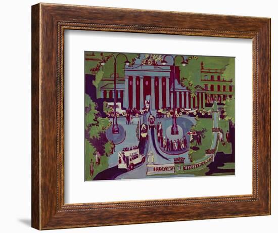 The Brandenburg Gate, Berlin, 1929-Ernst Ludwig Kirchner-Framed Giclee Print