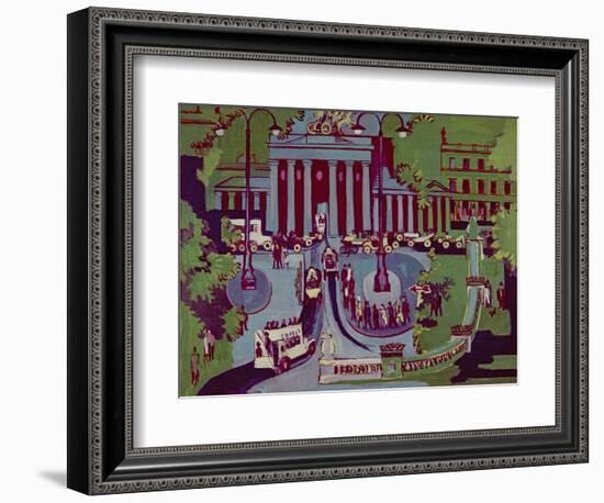 The Brandenburg Gate, Berlin, 1929-Ernst Ludwig Kirchner-Framed Giclee Print