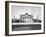 The Brandenburg Gate in East Berlin Behind the Berlin Wall-null-Framed Photo