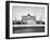 The Brandenburg Gate in East Berlin Behind the Berlin Wall-null-Framed Photo