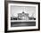 The Brandenburg Gate in East Berlin Behind the Berlin Wall-null-Framed Photo