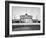 The Brandenburg Gate in East Berlin Behind the Berlin Wall-null-Framed Photo