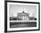 The Brandenburg Gate in East Berlin Behind the Berlin Wall-null-Framed Photo