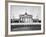 The Brandenburg Gate in East Berlin Behind the Berlin Wall-null-Framed Photo