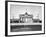 The Brandenburg Gate in East Berlin Behind the Berlin Wall-null-Framed Photo