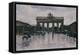 The Brandenburg Gate-Lesser Ury-Framed Premier Image Canvas