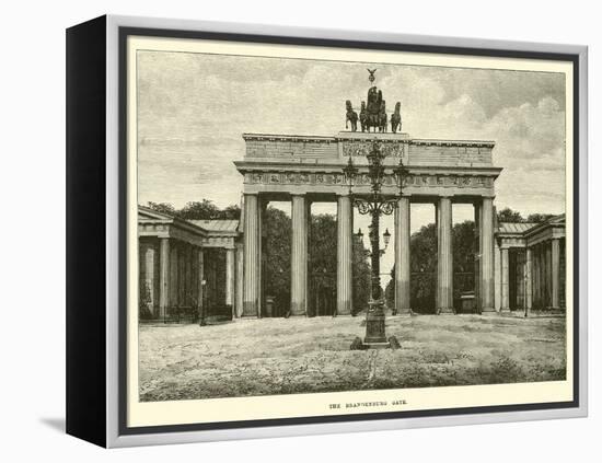 The Brandenburg Gate-null-Framed Premier Image Canvas