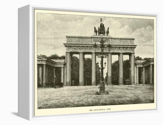 The Brandenburg Gate-null-Framed Premier Image Canvas