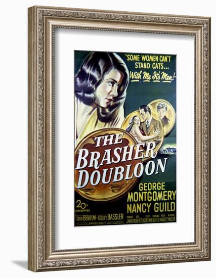 The Brasher Doubloon - Movie Poster Reproduction-null-Framed Photo
