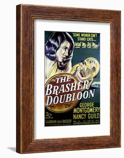 The Brasher Doubloon - Movie Poster Reproduction-null-Framed Photo