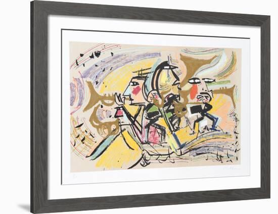 The Brass Quartet II-Vick Vibha-Framed Limited Edition