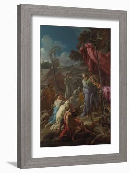 The Brazen Serpent, 1744-Corrado Giaquinto-Framed Giclee Print