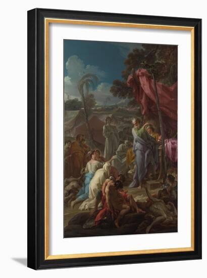 The Brazen Serpent, 1744-Corrado Giaquinto-Framed Giclee Print