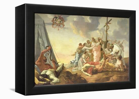 The Brazen Serpent, Right Hand Section-Simon Vouet-Framed Premier Image Canvas