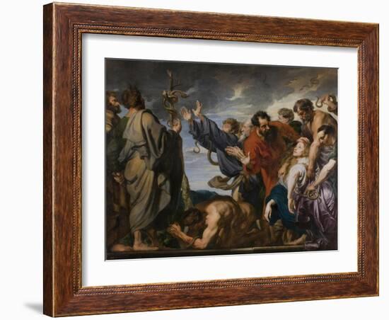 The Brazen Serpent-Sir Anthony Van Dyck-Framed Giclee Print