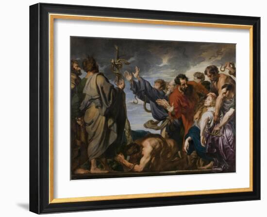 The Brazen Serpent-Sir Anthony Van Dyck-Framed Giclee Print