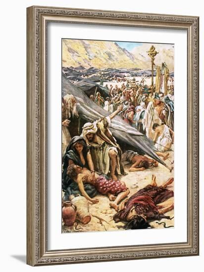 The Brazen Serpent-Harold Copping-Framed Giclee Print