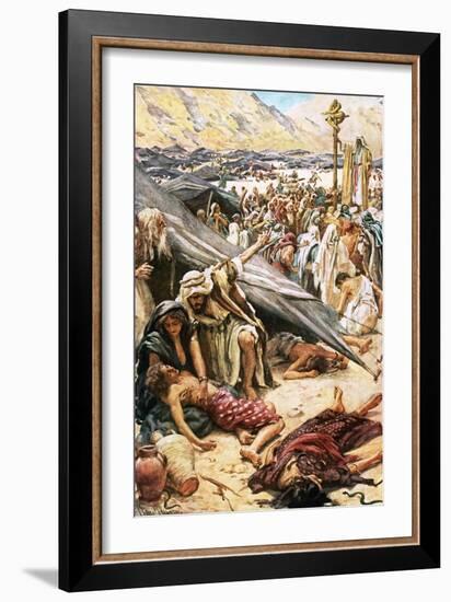 The Brazen Serpent-Harold Copping-Framed Giclee Print