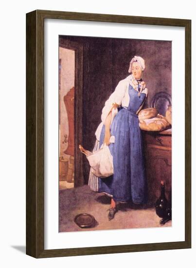 The Bread-Jean-Baptiste Simeon Chardin-Framed Art Print