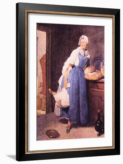 The Bread-Jean-Baptiste Simeon Chardin-Framed Art Print