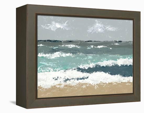 The Breakers I-Jade Reynolds-Framed Stretched Canvas