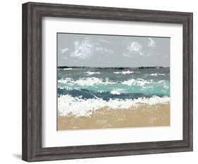 The Breakers II-Jade Reynolds-Framed Art Print