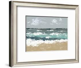 The Breakers II-Jade Reynolds-Framed Art Print