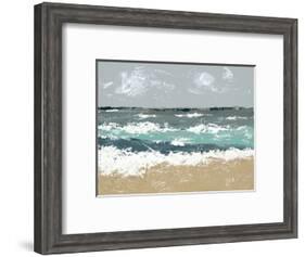 The Breakers II-Jade Reynolds-Framed Art Print